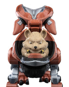 3D Printed Dogbot Mech Robot Figure Sci Fi Desk Display 5in Tall