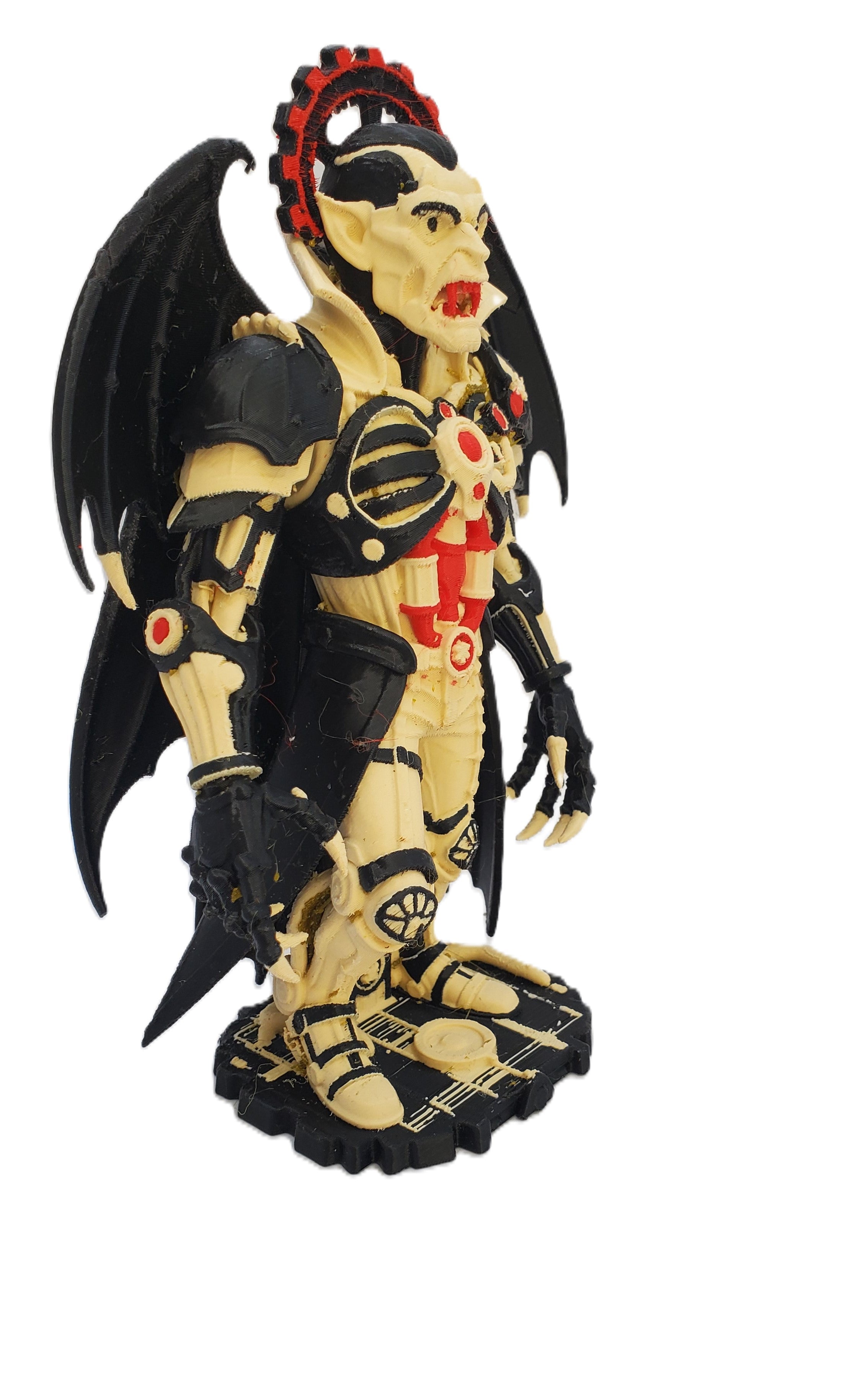 Steampunk Vampire Lord 3D Printed Gothic Clockwork Horror Figure PUK