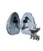 Metallic Dragon Egg Replica 3D Printed Fantasy Collectible Hatchling Display