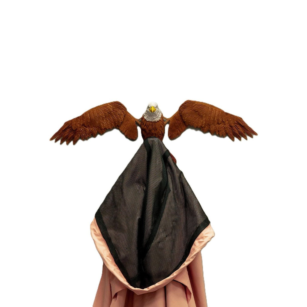 Porte-manteau mural aigle imprimé en 3D, ailes déployées, 52 cm (20,5 pouces), décoration pour la maison