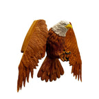 Porte-manteau mural aigle imprimé en 3D, ailes déployées, 52 cm (20,5 pouces), décoration pour la maison