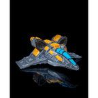 Fallen Spaceship Incense Holder 13.38" Sci-Fi 3D Printed Burner Decor