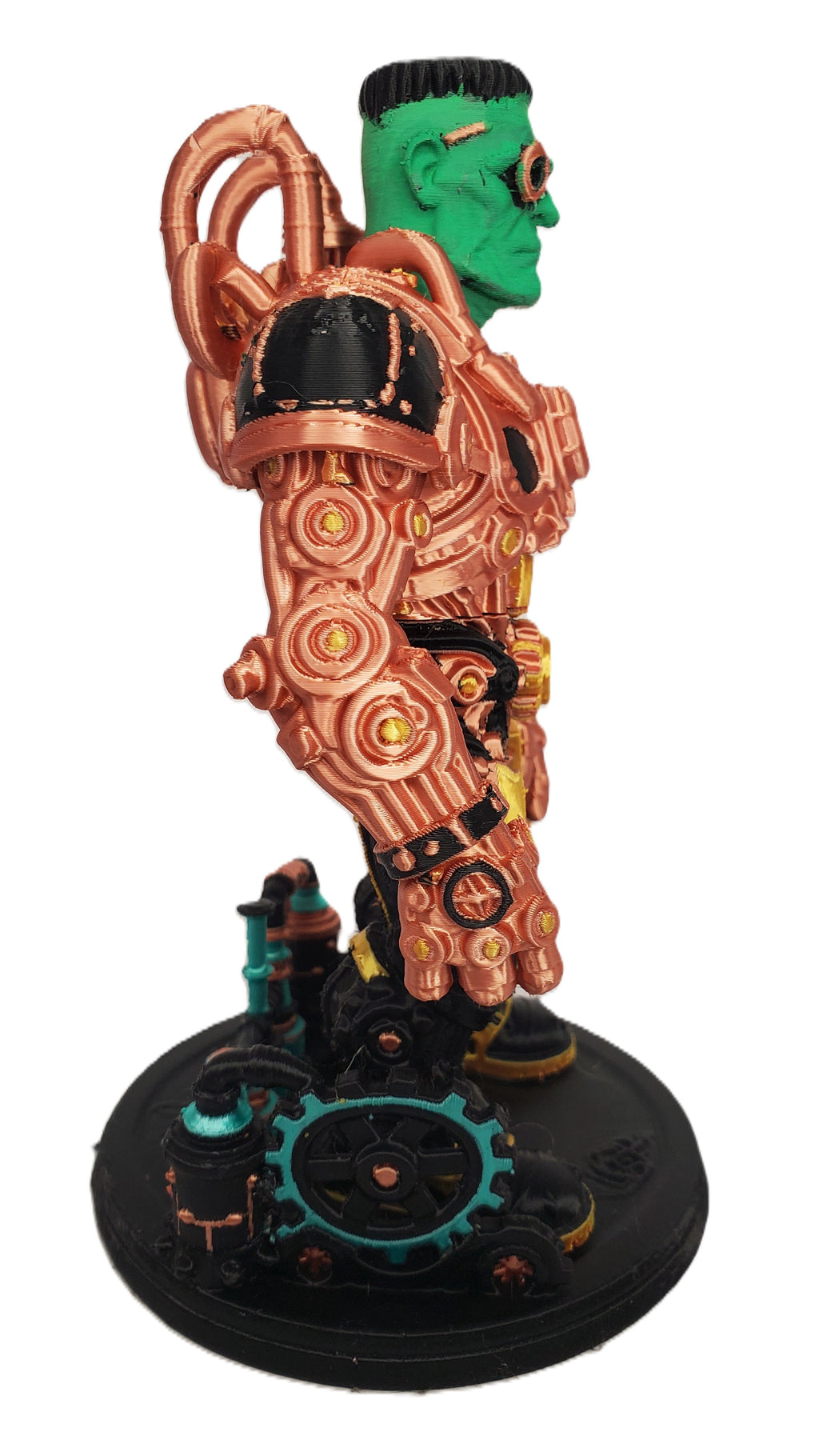 3D Printed Steampunk Monster Figure Gothic Horror Statue Toy