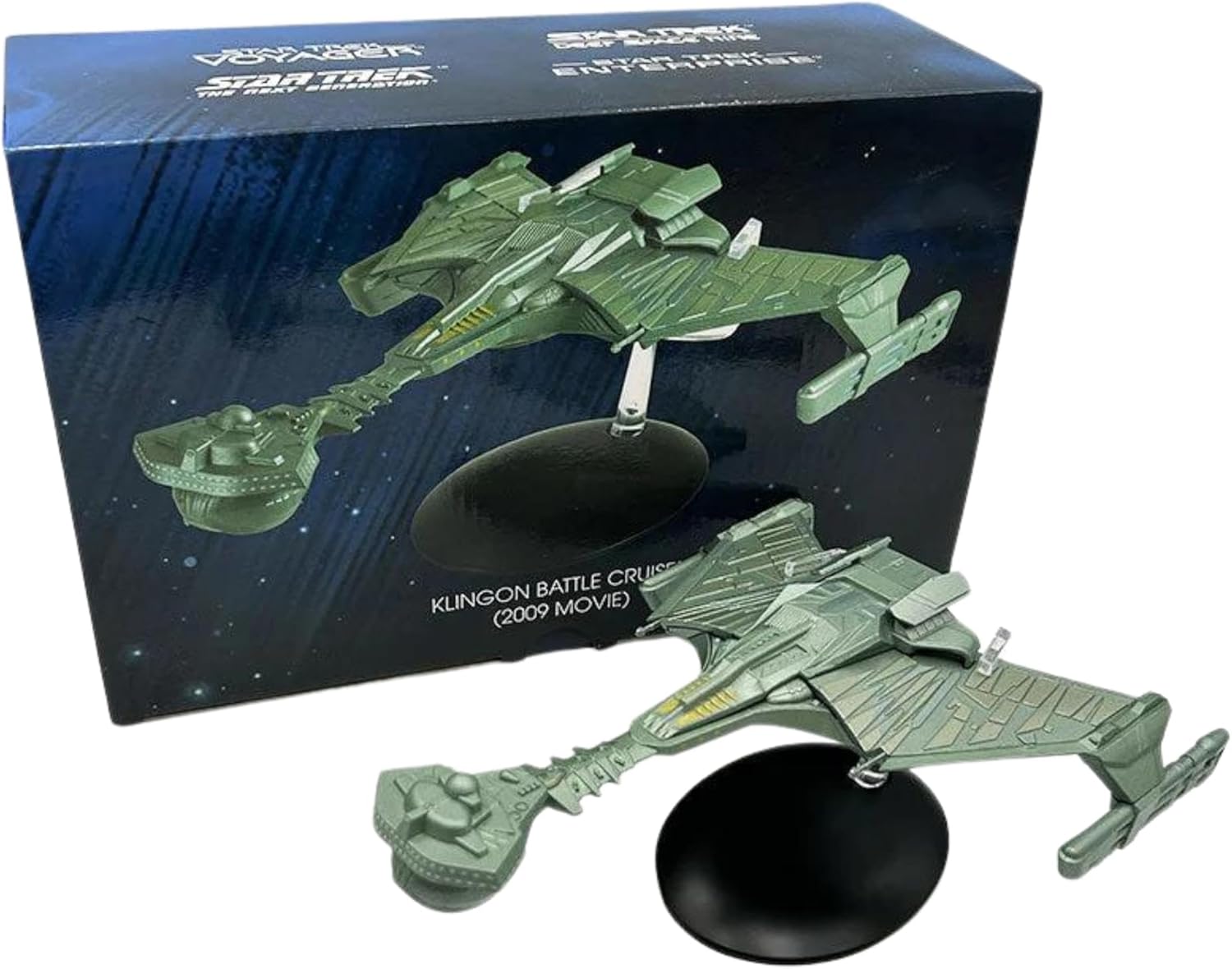 Eaglemoss Star Trek 2009 Movie Klingon Battle Cruiser Ship Replica Model | Brand New
