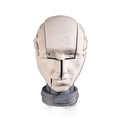 3D Printed Robot Anatomy Head Bust 6.1in Sci-Fi Display Model Art Figure