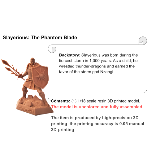 PAGE UNLIMITED KNIGHTS™ Slayerios Knight 3D Model High-Resolution Fantasy Medieval Armor Hero Figure