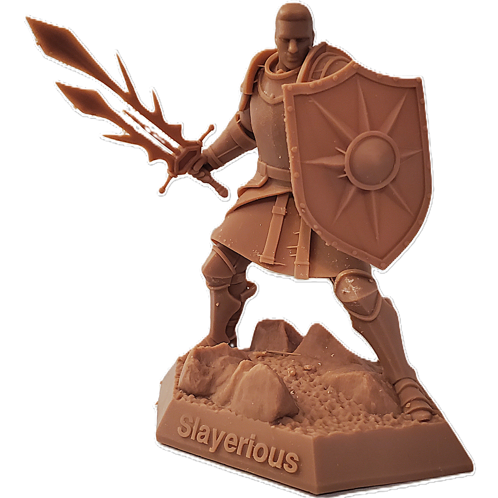 PAGE UNLIMITED KNIGHTS™ Slayerios Knight 3D Model High-Resolution Fantasy Medieval Armor Hero Figure