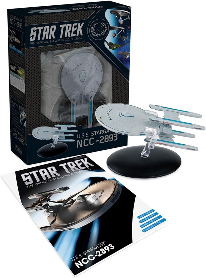 Hero Collector Eaglemoss U.S.S. Stargazer NCC-2893 Collector's Edition Starship Model | Star Trek Official Starships Collection