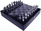 Street Fighter 25th Anniversary Resin Chess Set with Glass Board & COA