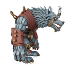 Sculpture de loup-garou steampunk imprimée en 3D | Art de fan | Statue hybride mécanique