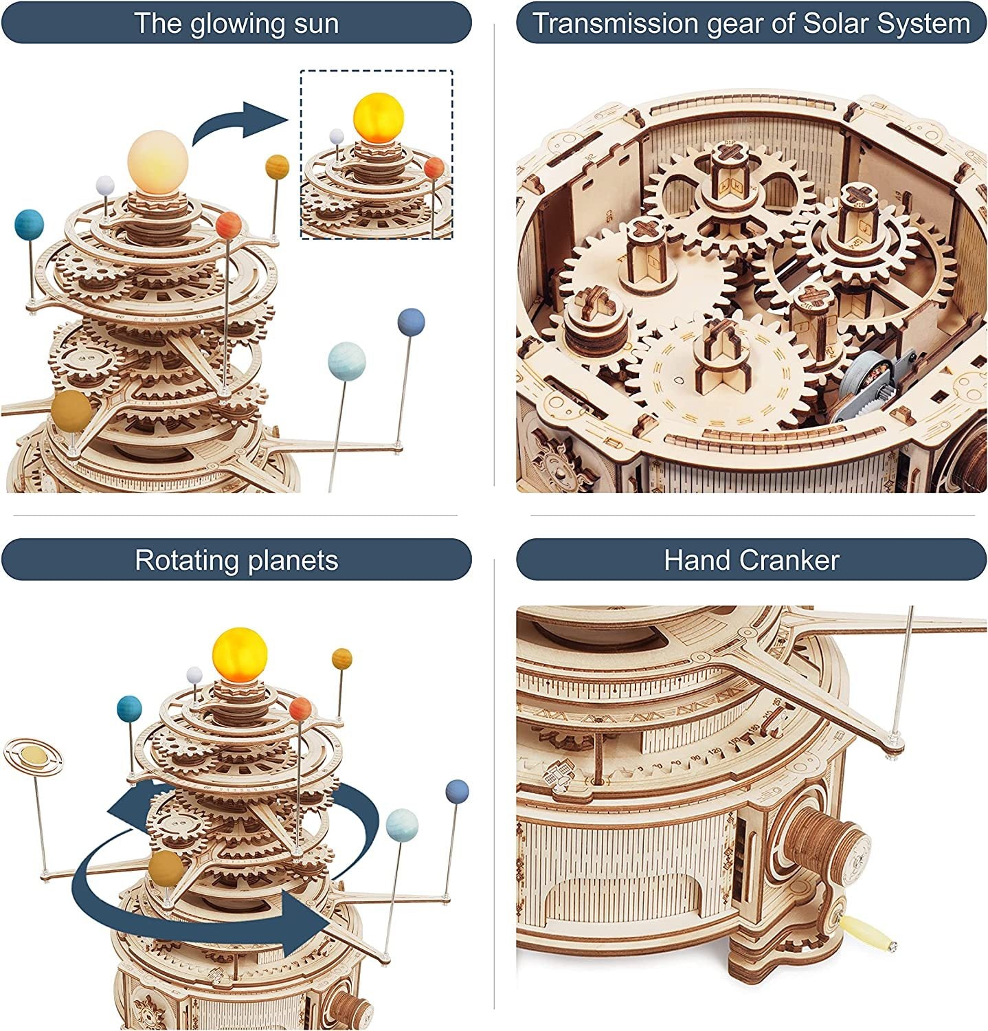 Robotime ROKR Rotatable 3D Wooden Puzzle