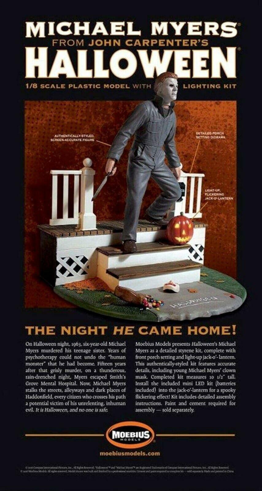 Moebius 970 Michael Myers Halloween 1/8 Scale Plastic Model with Lighting Kit