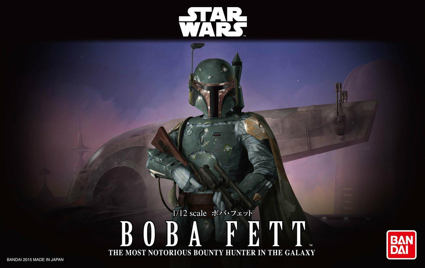Bandai Hobby - Star Wars - Boba Fett, Bandai Spirits Star Wars Character 1/12 Model Kit