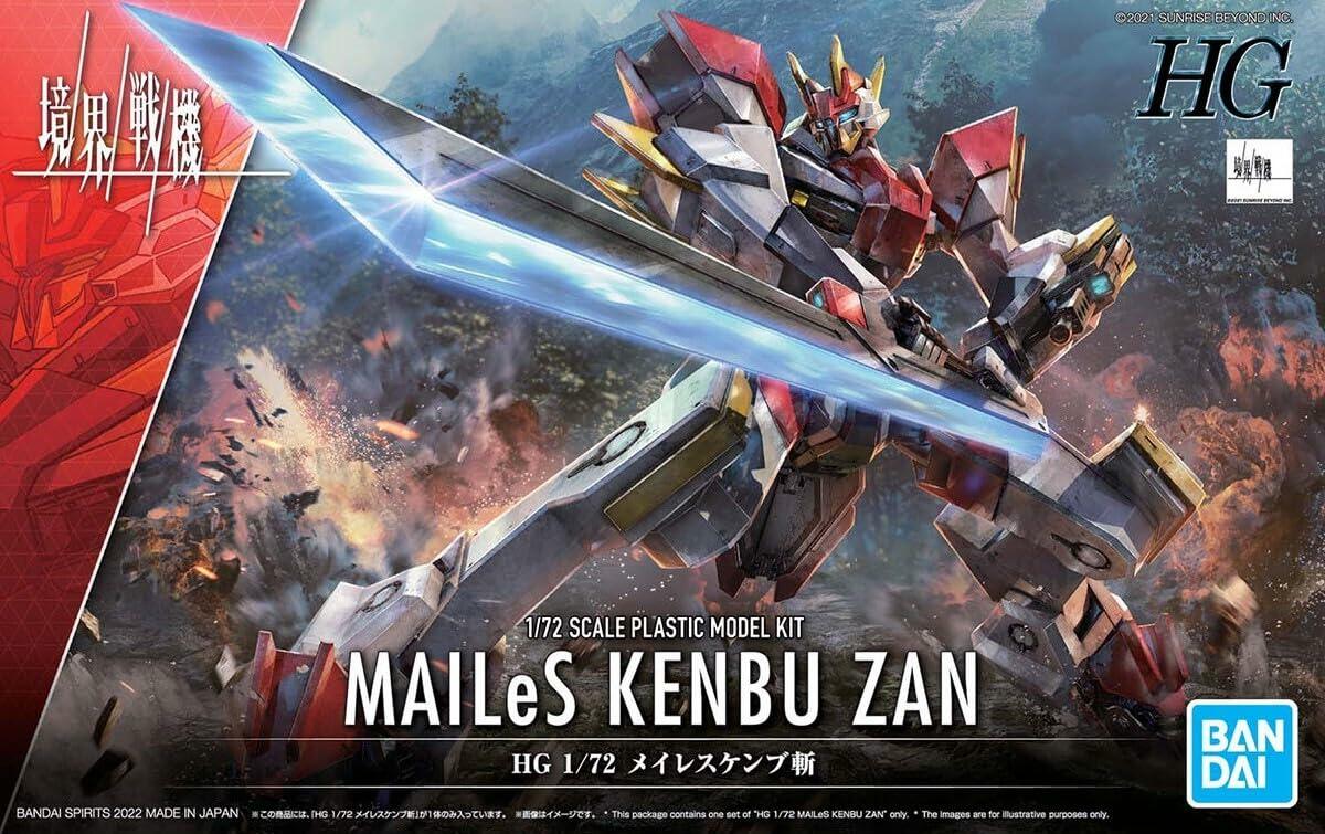 Bandai Hobby - AMAIM Warrior at The Borderline - #07 MAILeS KENBU Zan, Bandai Spirits HG 1/72 Model Kit