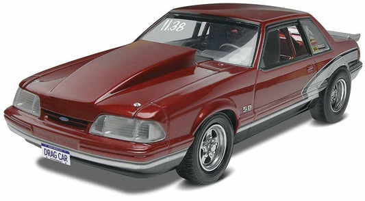 Level 5 Model Kit 1990 Ford Mustang LX 5.0 Drag Racer 1/25 Scale Model by Revell