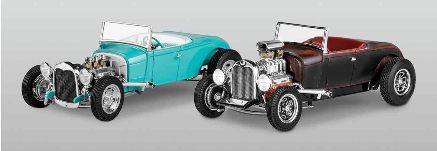 Revell Level 5 Model Kit 1929 Ford Model A Roadster 2-in-1 Kit 1/25 Scale Model
