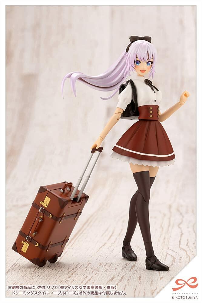 Kotobukiya Sousai Shojo Teien: Ritsuka Saeki (St. Iris Gakuen Girls' High School Summer Clothes Dreaming Style Noble Rose Version) Plastic Model Kit, Multicolor (JK008)