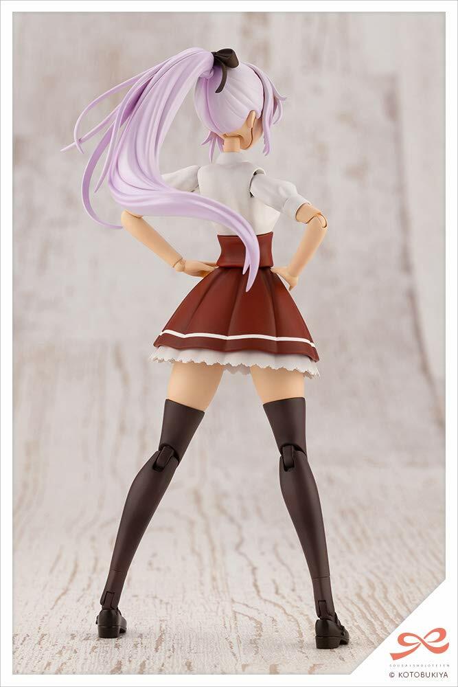 Kotobukiya Sousai Shojo Teien: Ritsuka Saeki (St. Iris Gakuen Girls' High School Summer Clothes Dreaming Style Noble Rose Version) Plastic Model Kit, Multicolor (JK008)