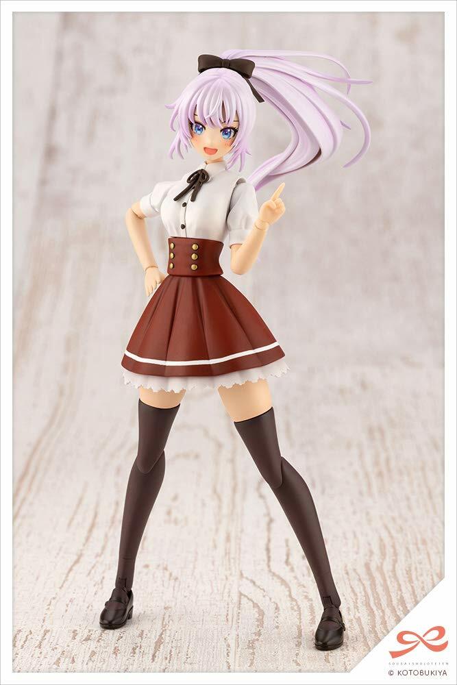 Kotobukiya Sousai Shojo Teien: Ritsuka Saeki (St. Iris Gakuen Girls' High School Summer Clothes Dreaming Style Noble Rose Version) Plastic Model Kit, Multicolor (JK008)