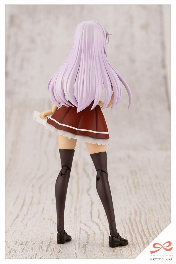 Kotobukiya Sousai Shojo Teien: Ritsuka Saeki (St. Iris Gakuen Girls' High School Summer Clothes Dreaming Style Noble Rose Version) Plastic Model Kit, Multicolor (JK008)