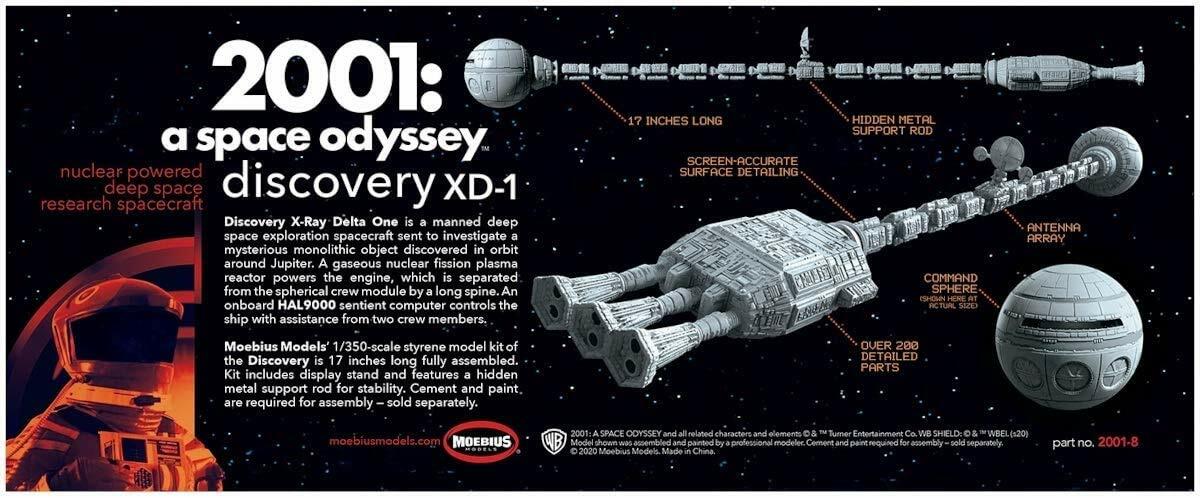Moebius Models MMK2001-8 Model Kit, Multi, Standard Size