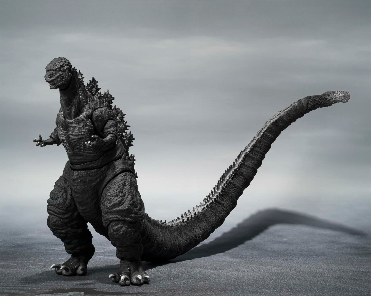TAMASHII NATIONS - Shin Godzilla - Godzilla [2016] The Fourth ORTHOchromatic Ver., Bandai Spirits S.H.MonsterArts Action Figure