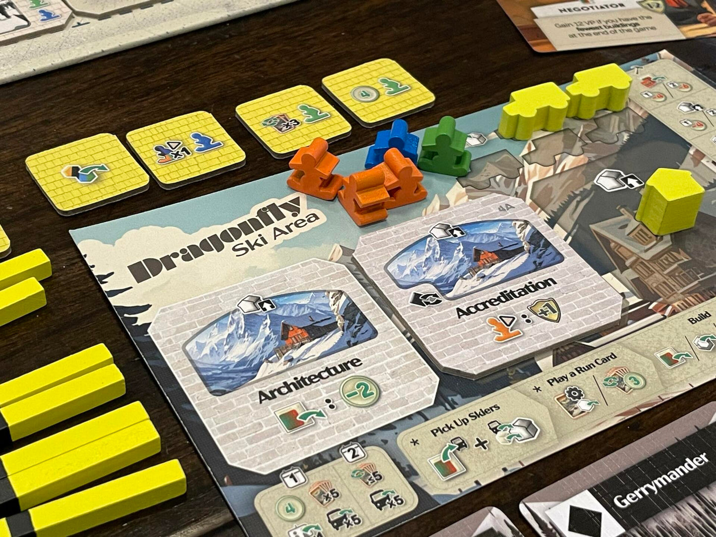 Alpenglow: The Ski Resort Board Game | Fun Strategy Game for Adults and Teens | 2-5 Players | Includes Apres Ski Expansion