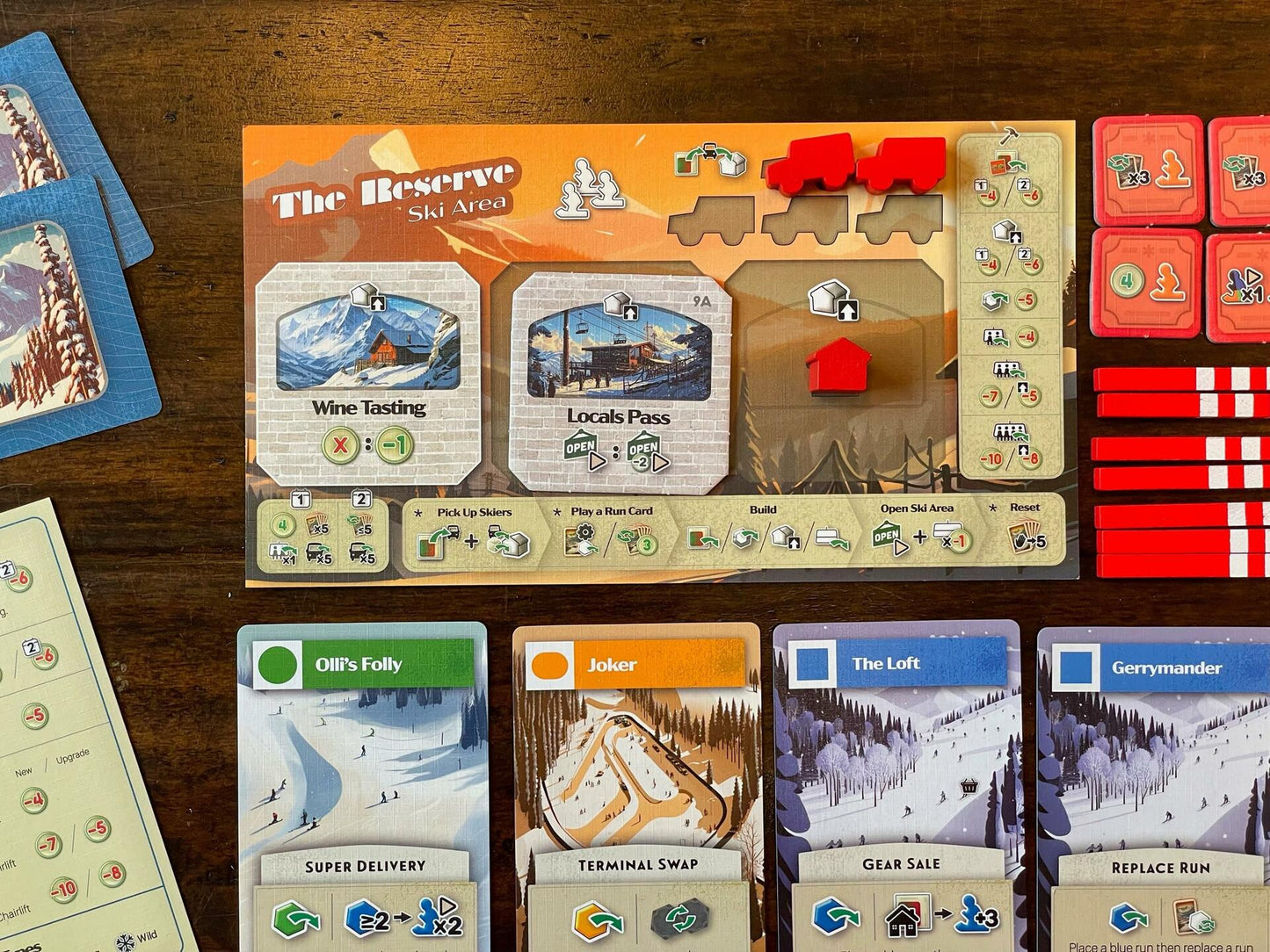 Alpenglow: The Ski Resort Board Game | Fun Strategy Game for Adults and Teens | 2-5 Players | Includes Apres Ski Expansion