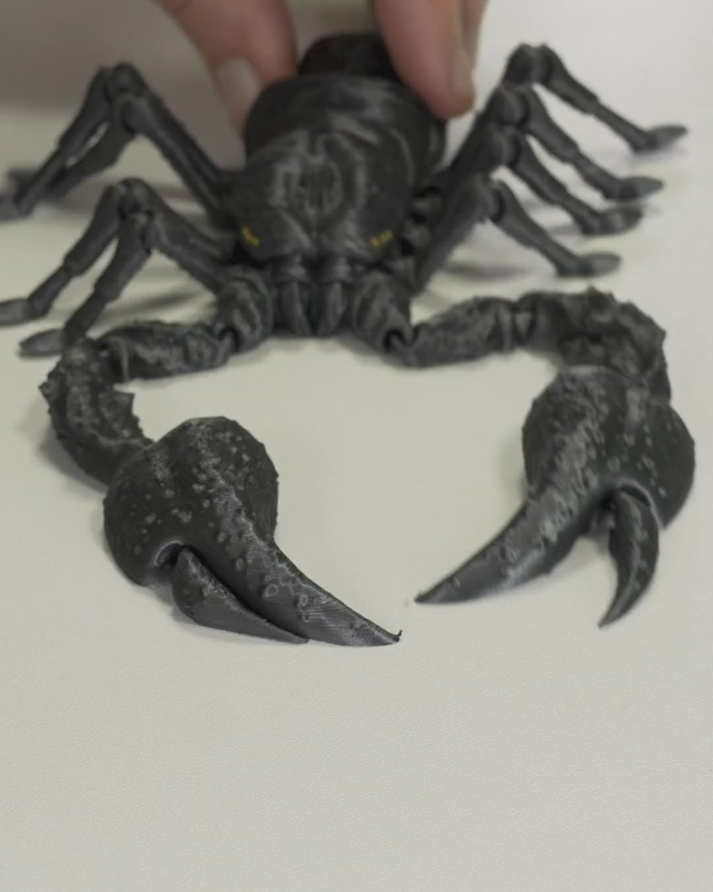 Articulated Emperor Scorpion 3D Printed Flexi Collectible Desk Toy Figure