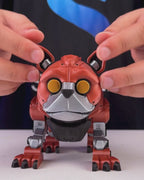 3D Printed Dogbot Mech Robot Figure Sci Fi Desk Display 5in Tall