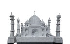 Taj Mahal 3D Printed Architectural Model White PLA Desk Display 8.3in