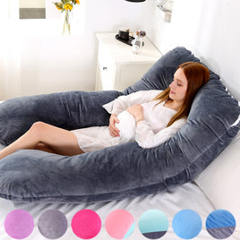 Soft U Shaped Pregnancy Pillow Maternity Support
